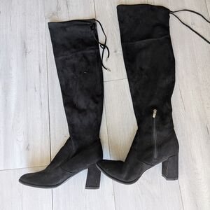 Women's Black Over-the-Knee Boots